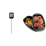 Heston Blumenthal Digital Meat Thermometer by Salter + Russell Hobbs RH00865EU7 Dual Function Non-Stick Deep Roaster