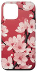 Coque pour iPhone 12 mini Fleur japonaise Cerise Art élégant Sakura