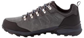 Jack Wolfskin Men's Refugio Texapore Low M Walking Shoe, Grey Black, 10.5 UK