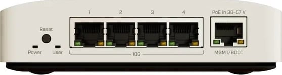 MikroTik Cloud Router Switch 304-4XG-IN (RouterOS L5), desktop enclosure