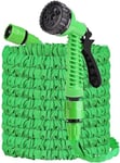 XIBALOM Tuyau d'arrosage Extensible 30M/100FT, Tuyau d'arrosage Flexible avec 7 Modes de Pulvérisation, anti-fuite, Convient pour le jardin, Lavage de Voiture (Vert)