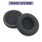 Earpads Coussinets de Rechange Coussinets d'oreille Oreillette de Remplacement Coussins en Mousse pour Casque JBL S700 S500 E50BT AKG K540 K545 k845BT90MM nano cuir + mousse mémoire, noir