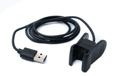 USB 2.0 Cable 100 cm Charging Cable for Amazon Halo View Smartwatch in Black