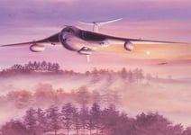 Handley Page Victor V Bomber Jet Aircraft Plane Blank Birthday Fathers Day Card