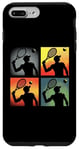 Coque pour iPhone 7 Plus/8 Plus Joueur de tennis Pop Art - Amateur de tennis vintage