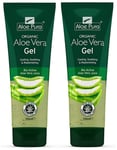 Aloe Pura Organic Aloe Vera Gel Cooling, Soothing & Replenshing 100ml -PACK OF 2