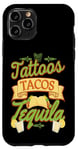 iPhone 11 Pro Tattoos Tacos Tequila Tex-Mex Tattooer Case