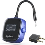 Adaptateur Bluetooth Pour Avion Pour 2 Airpods Ou Écouteurs Sans Fil, Affichage Hd Faible Latence Jack Aux 3.5Mm Émetteur-Récepteur Bluetooth 5.3 Pour Avion, Tv, Voiture, Salle De [YIN142438]