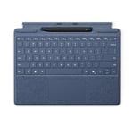 Microsoft Surface Pro Keyboard with Slim Pen | Sapphire | Compatible with Surface Pro (11th Edition), Surface Pro 9, or Surface Pro 8