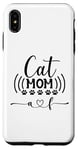 Coque pour iPhone XS Max Cat Mom AF Best Moms Ever Moms of Kitties Funny Kitten Humour