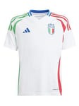 adidas Junior Italy Away Replica Shirt -white, White, Size 13-14 Years