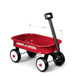 Radio Flyer Little Red Toy Wagon, petit chariot à jouets à exposer, 36 cm de long