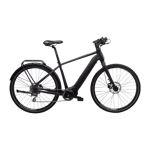 E-Trekking 1.0 Diamond JET BLACK 24, elsykkel, herre