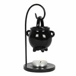 Black Magic Hanging Cauldron Oil Wax Tealight Burner Halloween Pagan Witch Wicca