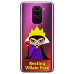 ERT GROUP Coque de téléphone portable pour Xiaomi REDMI NOTE 9 Original et sous licence officielle Disney motif The Evil Queen 002 parfaitement adapté à la forme du téléphone portable, partiel imprimé