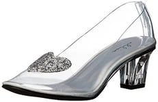 Ellie Shoes Women's 212-Ariel Slide Pump, Clear, 4 UK