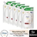 Dove Moisturising Liquid Hand Wash Eco-Refill for Silky Soft Hands, 500ml