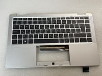 For HP EliteBook x360 1040 G8 M46732-BB1 Hebrew Israel Palmrest Keyboard NEW