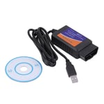 Cable Usb Obd2 Elm327 Voiture Diagnostics Scanner De Support Logiciel Système 64 Bits