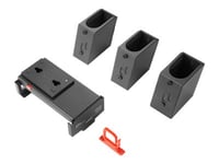 Lenovo Docking Station Mounting Bracket G2 - Monteringssats För Dockningsstation - Kan Monteras Under Bord, Monterbar Ovanför Bildskärmen - 27" - För Thinkcentre M75t Gen 2  Thinkpad P14s Gen 2  P15s Gen 2  X13 Gen 2  X13 Yoga Gen 2