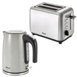 Swan TownHouse Kettle & 2 Slice Toaster Kitchen Set (Grey) 🚚💨