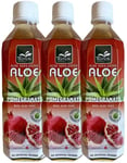 20 St Tropical Aloe Vera Granatäpple Läskedryck 500 Ml - Hel Låda