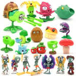 Figurines En Pvc Pour Garçons, 1 Pièce, Figurines De Pirate, Zombie Peashoter Gatling, Tireur De Pois, Modèle D'action, Jouet De Tir, Cadeaux Pour Enfants