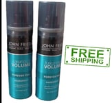  2 x 50ML John Frieda Luxurious Volume Forever Full Hairspray  