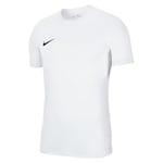 NIKE Mens Dri-fit Park 7 Jby T-Shirt, White/Black, L EU