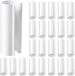 32 Pince-Pression Blanches 12,7mm pour Tuyaux PVC Serres, Couvertures de Rangées, Clips de Couverture de Piscine, Abris, Protection D'Oiseaux (pour Tuyau PVC de 1/2 Pouce)