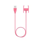 Fitbit Charge 2 Färgad USB laddar kabel - Rosa