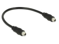 DELOCK – Cable Stereo Jack 3.5 mm female panel-mount > Stereo Jack 3.5 mm female panel-mount 25 cm