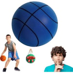 Tyst Basketboll 29,5 tum, Standard Hush Handtag Basketboll, Tyst Basketboll Dribbling inomhus Blue Number 5