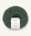 8581 Tynn silk mohair Dyp Skoggrønn