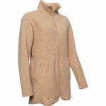 Fleecejacka G1880 Sherpa Lång modell Dam Beige - BEIGE, S