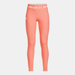 Legging HeatGear® pour fille Flare Orange / Blanc YSM (127 - 137 cm)