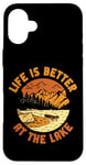 iPhone 16 Plus Rowing Row Boat Retro Vintage Life Is Better At The Lake Case