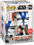 Figurine Funko Pop - Star Wars : Le Mandalorien N°694 - 501st Clone Trooper (Phase Ii) (76682)