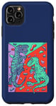 Coque pour iPhone 11 Pro Max T-Rex Rock Climbing Dino Bouldering