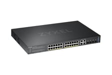 Zyxel GS2220-28HP - switch - 24 portar - Administrerad - rackmonterbar