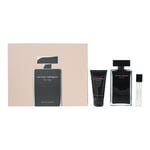 Narciso Rodriguez Womens For Her Eau de Toilette 100ml, 10ml + Body Lotion Gift Set - One Size