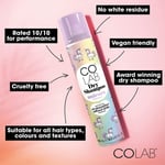 3 x COLAB Dry Shampoo Unicorn Fragrance,No White Residue, No Fuss,All Hair Types