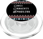 Gentile Coquine Noël Marilena Pull Moche PopSockets PopGrip pour MagSafe