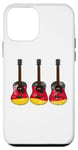 Coque pour iPhone 12 mini Guitare acoustique drapeau allemand guitariste Allemagne