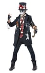 Mens Voodoo Dude Day Of The Dead Halloween Fancy Dress Costume