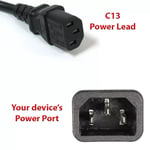 NEW Mains AC Power Cable Lead 2m UK plug for HP EliteDisplay PC Monitor Display