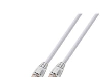 Efb Efb Elektronikk 10M Cat6 Patch. Kabellengde: 10 M, Kabelstandard: Cat6, Kabelskjerming: U / Utp (Utp), Kontakt 1: Rj-45, Kontakt 2: Rj-45, Pluggkontakt Kjønn: Hann / Hann, Beleggkontaktkontakter: Gull, Ledning Farge: Hvit (K8104ws.10)