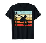 Skateboarder 3rd Birthday Skater Skateboarding 3 Year Old T-Shirt