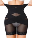 Gotoly Culotte Gainante Femme Ventre Plat Short Gainant Taille Haute Panty Gaine Amincissante Invisible Culottes Sculptantes Shorts Anti Frottement Cuisse Minceur Shapewear