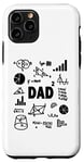 Coque pour iPhone 11 Pro Dad Squared Second Time Dad Math Second Power Father